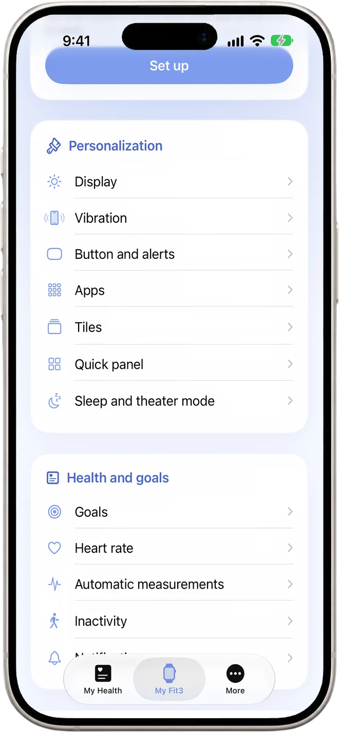 Connect your Fit3